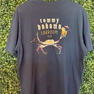 Tommy Bahama Navy Graphic Crab Bar Tee